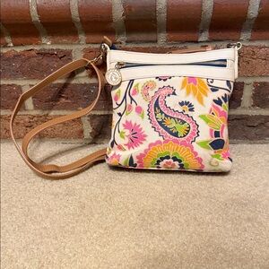 Spartina 449  Daufuskie Island Paisley and Floral Crossbody Bag